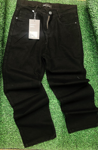 خرید شلوار جین نیم بگ مردانه زارا (ZARA) رنگ مشکی – مدل جدید ۲۰۲۵
